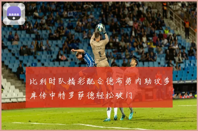 比利时队精彩配合德布劳内助攻多库传中特罗萨德轻松破门